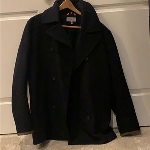 Jack Spade Wool Winter PeaCoat- Large